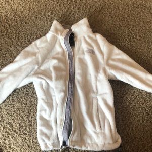 White north face jacket